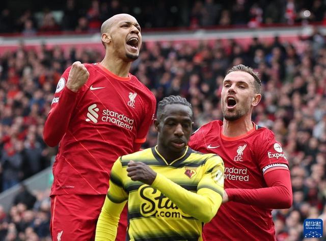 利物浦大胜沃特福德，继续保持不败战绩